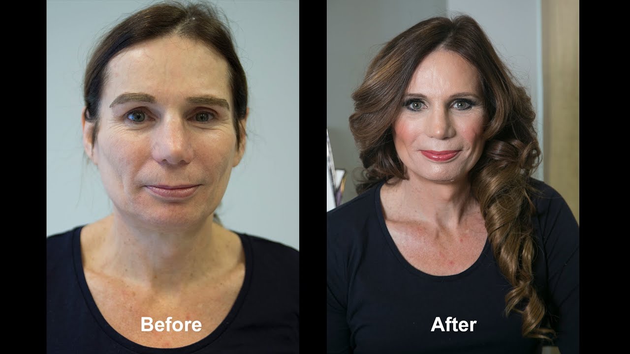 Transgender Transformation Male to Female M-F MAKEOVER Tutorial PRO Makeup Artist - CrossDressing