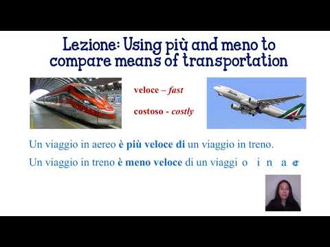 Più and Meno with Mezzi di Trasporto