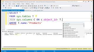Query to select columns details like datatype ,size, is_nullable etc. by table name in SQL Server 
