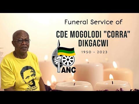 Funeral Service of Cde Mogolodi "Corra" Dikgwaci