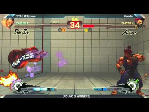 SSF4 Highlight Match: STA Willpower vs Kineda |SNSB 5.4