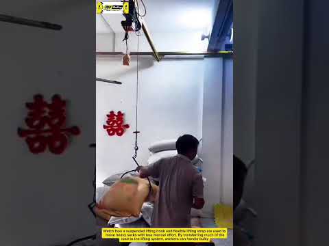 Hệ thống nâng đơn giản này tạo ra bao tải nặng