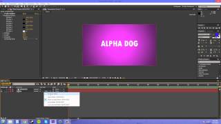 After Effects CS6 Tutorial - 85 - Quick Guide for Track Mattes Part 1