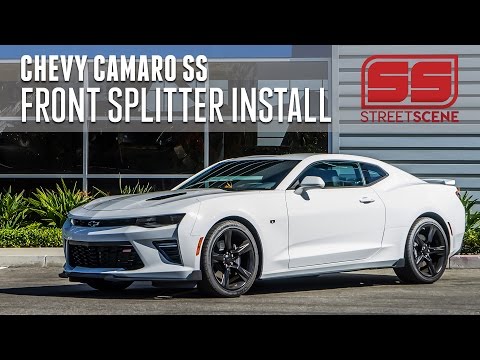 SSE 2016 -17 Chevy Camaro SS V8 Splitter Install