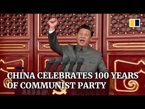 Xi Jinping leads celebrations marking centenary of China’s ruling Communist Party