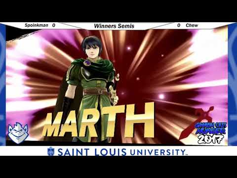 SLU Smash 4 Biweekly #10 - Winners Semis - Spoinkman (Marth) vs Chew (DK)
