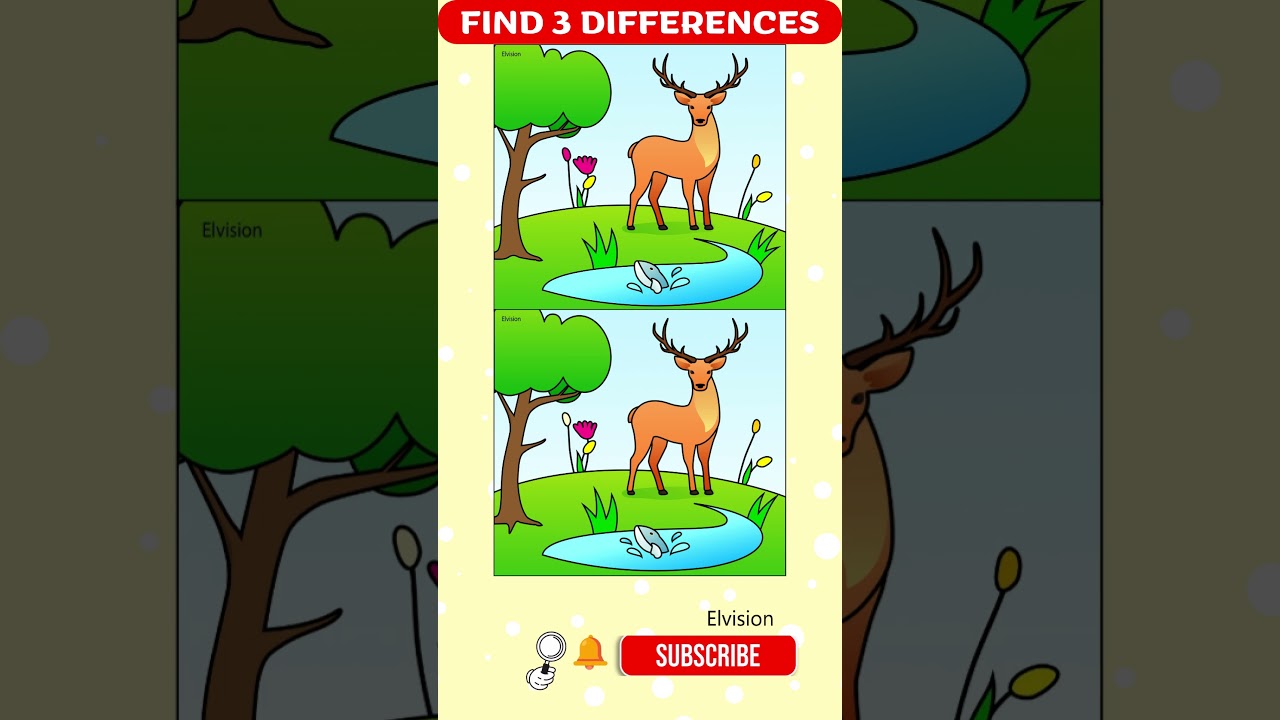 Go now – 3 differences to find!  #571 #findthedifference #spotthedifference  #脳トレ #間違い探し