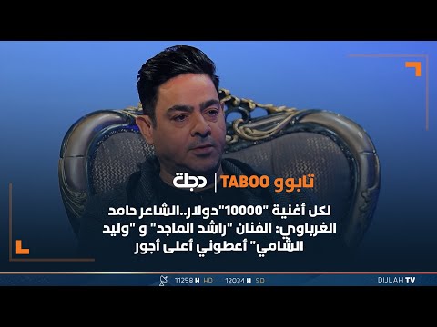 شاهد بالفيديو.. لكل أغنية 10 آلاف دولار..الشاعر حامد الغرباوي: الفنان "راشد الماجد" و "وليد الشامي" أعطوني أعلى أجور