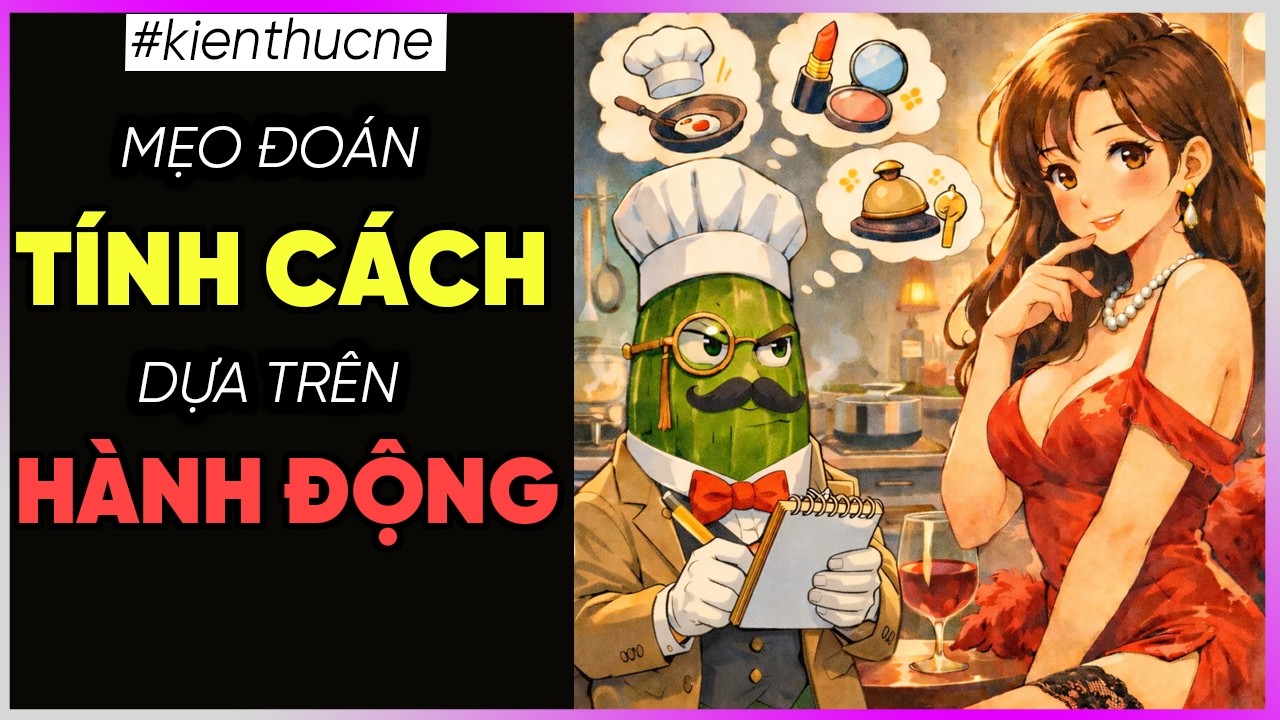 Mẹo đoán TÍNH CÁCH dựa trên HÀNH ĐỘNG [Dưa Leo DBTT]