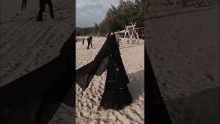 Download lagu ukthi cantik maen di pantai sendiri #ukthi #cadar #hijab mp3