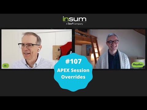 APEX Instant Tips #107: APEX Session Overrides