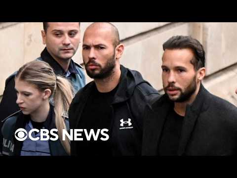Tate brothers to fight UK extradition over rape, sex trafficking charges