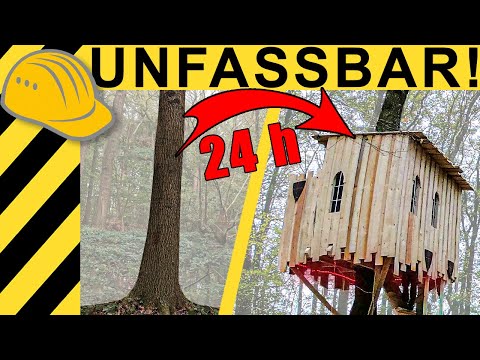 3 Baumhäuser in 24 Stunden gebaut!