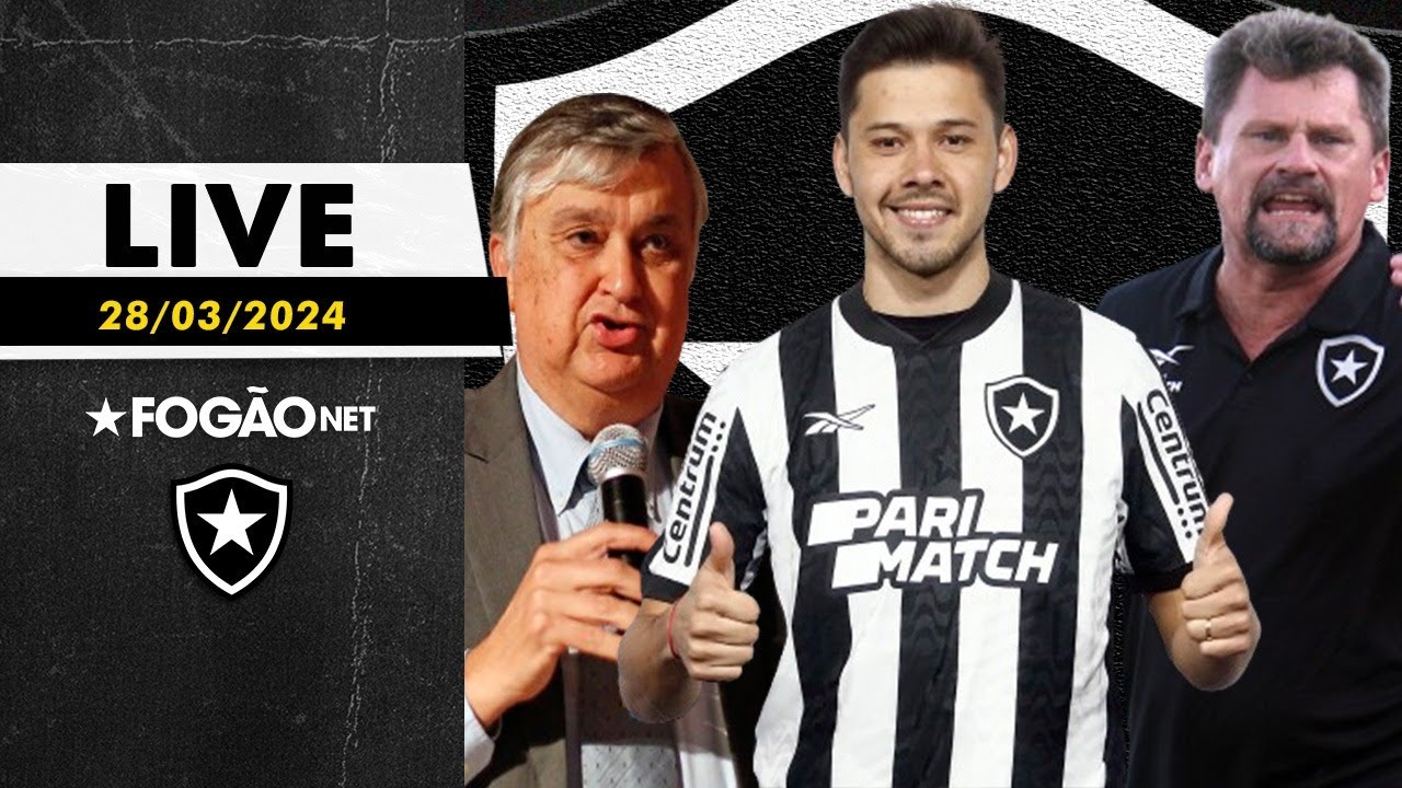 LIVE | Botafogo goleia; entrevista forte de Durcesio Mello; Óscar Romero apresentado