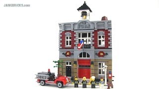 LEGO Fire Brigade 10197 modular building Review!