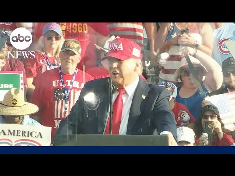 Trump takes megabill victory lap during Iowa rally