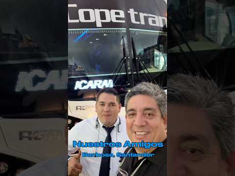 Saludando en Barbosa Santander, Copetran #elprofedelosbuses #enlaruta