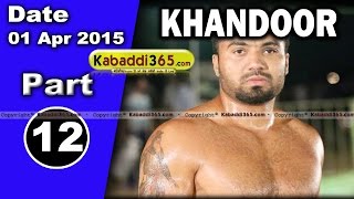 Khandoor (Ludhiana) Kabaddi Tournament 1 April 2015 Part 1