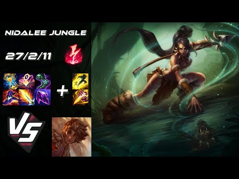 JUNGLE Nidalee vs Taliyah - EU Challenger Patch 14.12