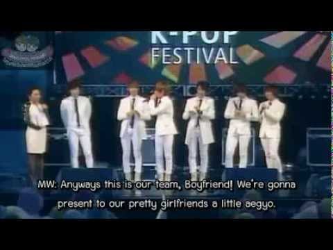 [VID] 120421 Boyfriend @ Goyang K-Pop Festival - Talk [Eng sub]