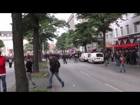 Randale Ausschreitungen Hamburg 12.09.2015