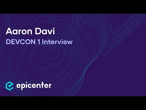 Interview with Aaron Davi of Metamask at DEVCON1 in London
