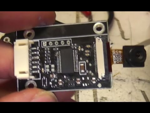 Interfacing a cheap phone camera module to a PIC32 microcontroller. Video