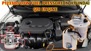 P123300 low fuel pressure problem fixed
