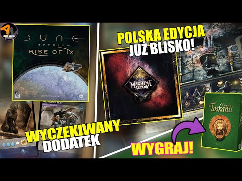 PLANSZÓWKOWE NEWSY#42 (DIUNA IMPERIUM: POTĘGA IX, MACHINA ARCANA, ROZBRYKANE JEDNOROŻCE, NEOPOLIS)