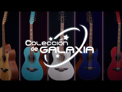 H. Jimenez Colección de Galaxia Moon Dust Bajo Quinto Glossy Silver Sparkle Finish Acoustic +Hardshell Case | Authorized Dealer image 9