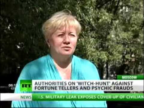 Darya Mironova on the Channel Russia Today Russia's parliament takes on the occult