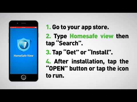 Setup and instruction video on how to install the Swann HomeSafe View app