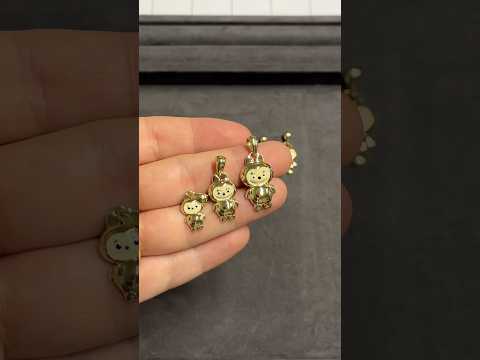 Labubu pendants up close