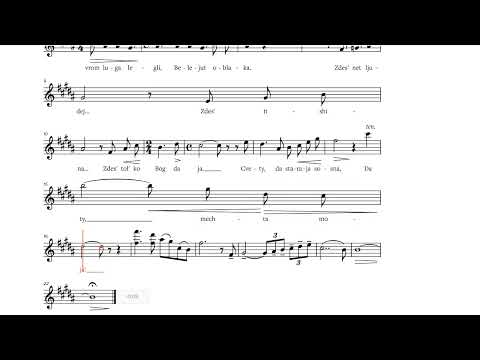 Zdes' khorosho [It is nice here], (Sergei Rachmaninov, April 1902), Bb-Instrument Play along