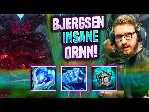 BJERGSEN IS INSANE WITH ORNN! - TL Bjergsen Plays Ornn Mid vs Swain! | Season 2022