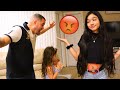 JASMINE GETS HER BELLY PIERCED PRANK ON DAD