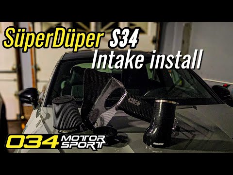 How to install 034Motorsport S34 Super Duper intake on s B9 S4/S5. #audi #s5 #s4