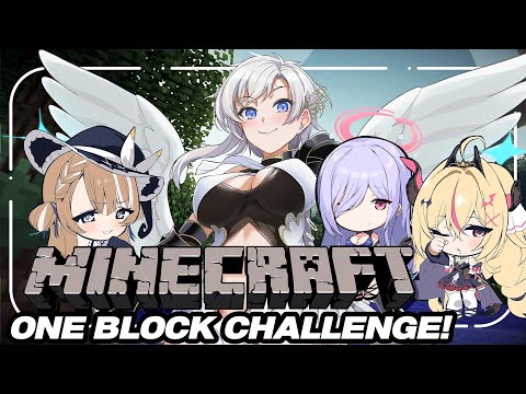 Insane Minecraft One Block Challenge with V&U