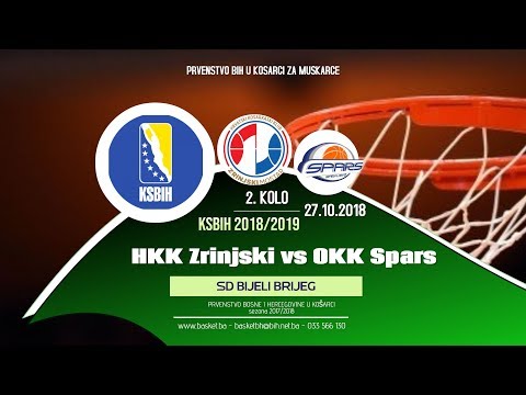 LIVE ◘ HKK Zrinjski vs OKK Spars ◘ 2018/2019 ◘ 2 kolo