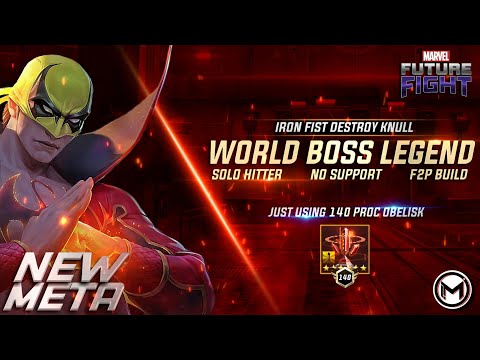 Iron Fist Menggokil Di WBL Knull Solo No Support 140 Proc Obelisk - Marvel Future Fight 🇮🇩 (EngSub)