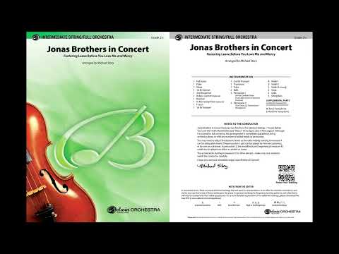 Jonas Brothers in Concert, arr. Michael Story – Score & Sound