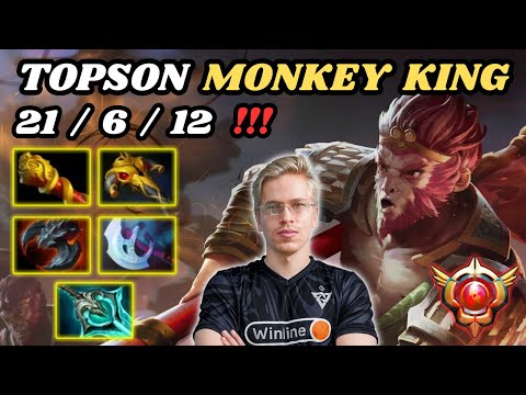 🔥 TOPSON Monkey King Midlane Grandmaster Tier EZ Game 🔥 GODLIKE By TOPSON - Dota 2