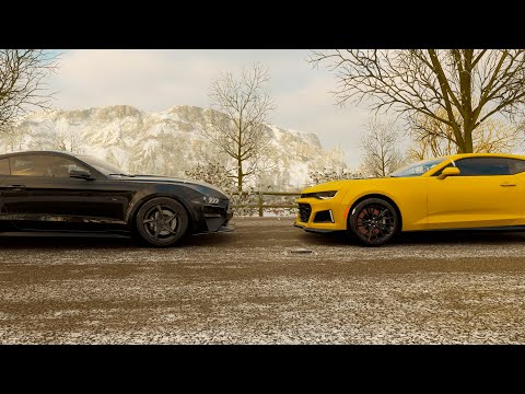 A VINGANÇA DOS CAMAROS?? REVANCHE NA GOLIAS DE CAMARO vs MUSTANG - FORZA HORIZON 4