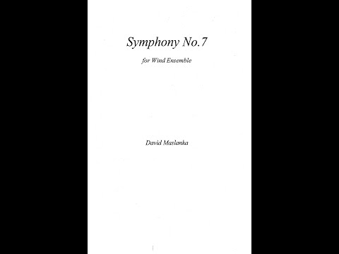David Maslanka - Symphony No. 7 [Score]