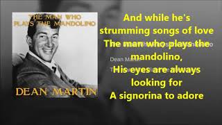 Dean Martin: The Man Who Plays the Mandolino with Lyric