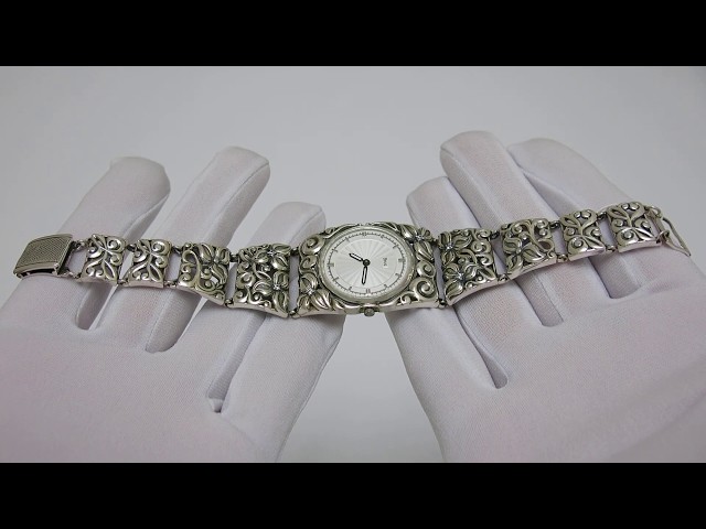 Женские серебряные часы 0560 Видеообзор