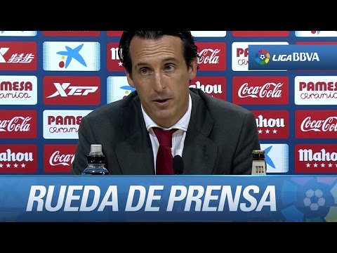 Rueda de prensa de Unai Emery tras el Villarreal CF (2-1) Sevilla FC