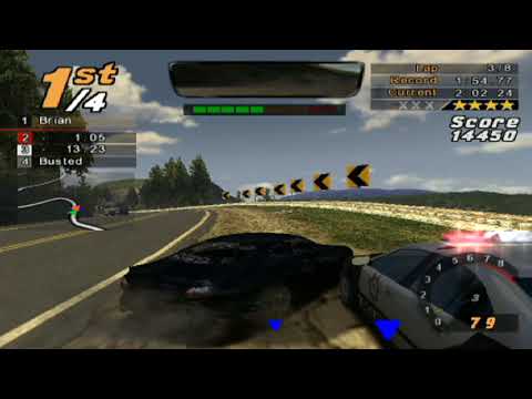 Need for Speed: Hot Pursuit 2, 8 Laps Coastal Parklands II - Jaguar XKR