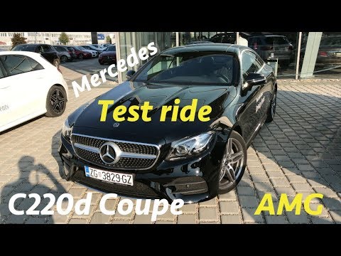 Mercedes E220d coupe AMG 2018 test reide in 4K - GoPro fails me twice!