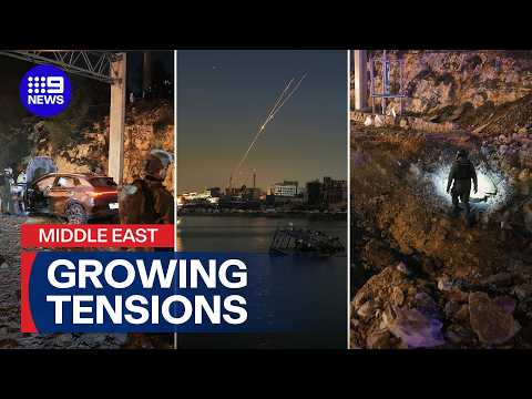 Controversial vigils for Ayatollah; more attacks; oil prices rise | 9 News Australia